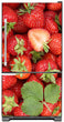 Load image into Gallery viewer, Sweet Strawberries Magnet Skin on Model Type Bottom Freezer Refrigerator
