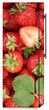 Load image into Gallery viewer, Sweet Strawberries Magnet Skin on Side of Refrigerator
