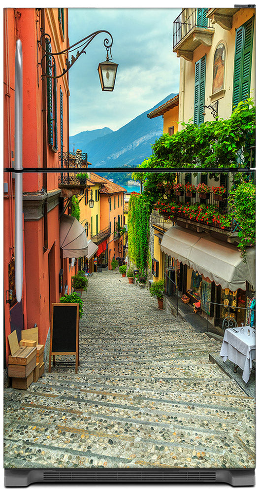 Best! European Cobblestone Path Refrigerator Skins