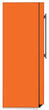 Load image into Gallery viewer, Tangerine Orange Color Magnet Skin on Side of Refrigerator
