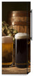 Load image into Gallery viewer, Topped Off Beer Mugs Magnetic Refrigerator Skin Cover Wrap on Fridge Side Panel
