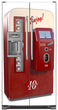 Load image into Gallery viewer, Vending Machine Magnet Skin on Model Type Side by Side Refrigerator with Ice Maker Water Dispenser
