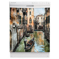 Venice Canals Magnet Skin on White Dishwasher