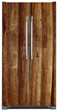 Load image into Gallery viewer, Weathered Wood Planks Magnet Skin on Model Type Side by Side Refrigerator
