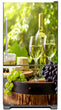 Load image into Gallery viewer, Winery Picnic Magnet Skin on Model Type Bottom Freezer Refrigerator
