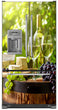Load image into Gallery viewer, Winery Picnic Magnet Skin on Model Type French Door Refrigerator with Ice Maker
