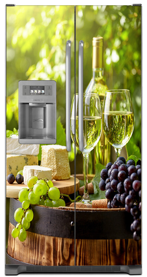  Winery Picnic<br/>Refrigerator Magnet Skin 